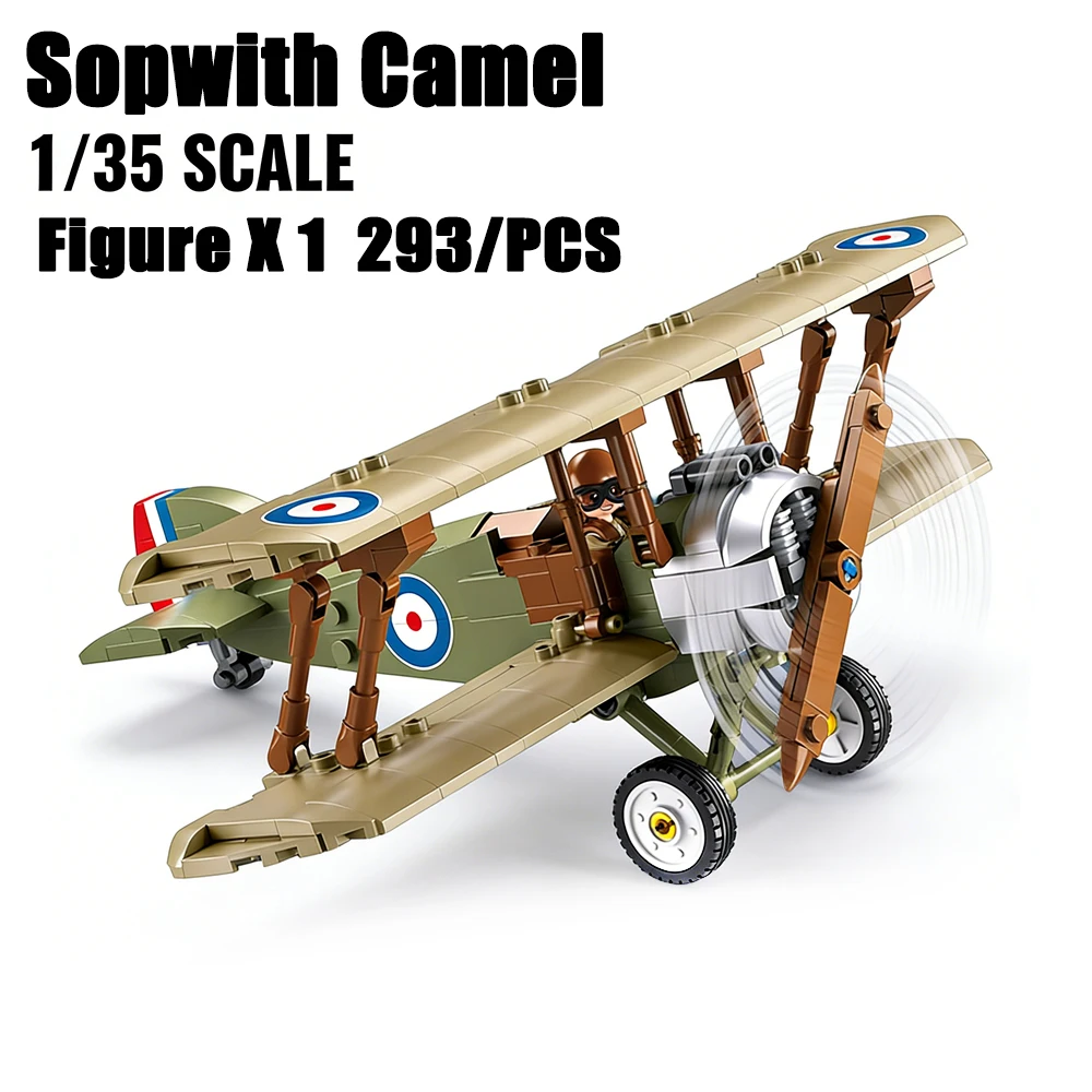 Kids Toys Uk - Sopwith Camel WW1 전투기 모델 빌딩