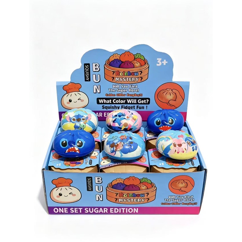 Kids Toys Idea - 애니메이션 스티치 스퀴시 찐빵 피젯 토이