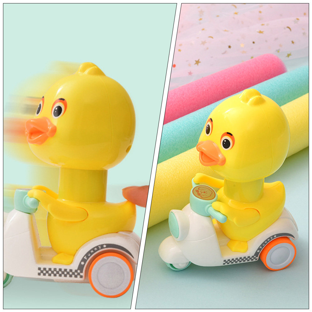 Kids Toys Yellow - 3개입 작은 노란색 오리 풀백형 만화