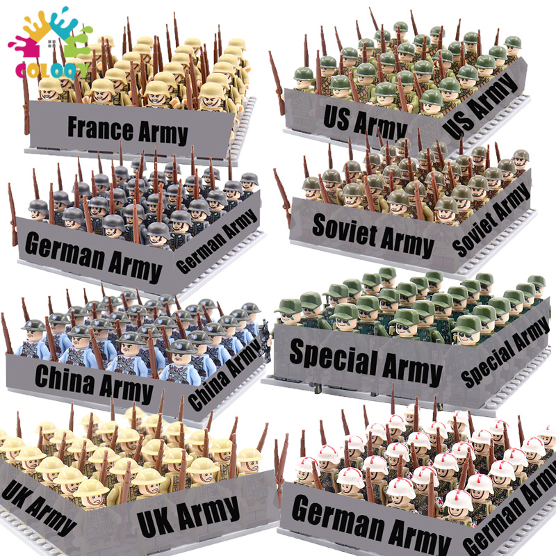 Kids Toys Uk - 어린이 장난감 2차 세계대전 24개/세트 군사