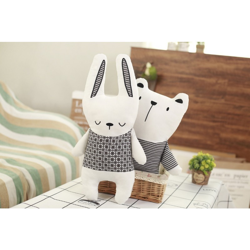 Unicorn Stuffed Toy - 면으로 채워진 인형 토끼 곰 유니콘