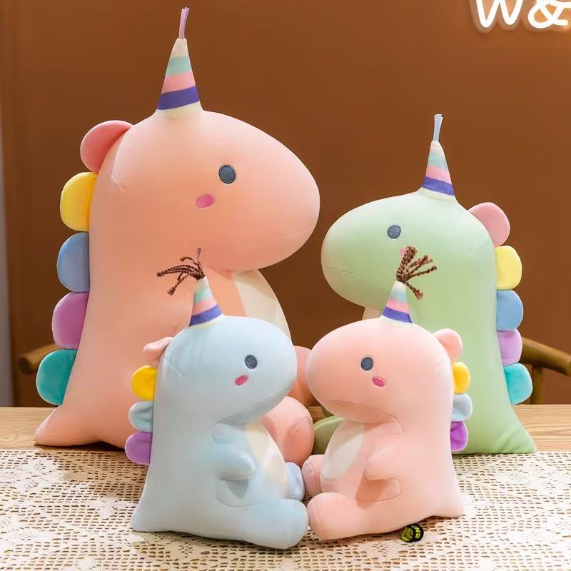 Unicorn Stuffed Toy - 캔디 공룡 플러시 장난감 귀여운 유니콘