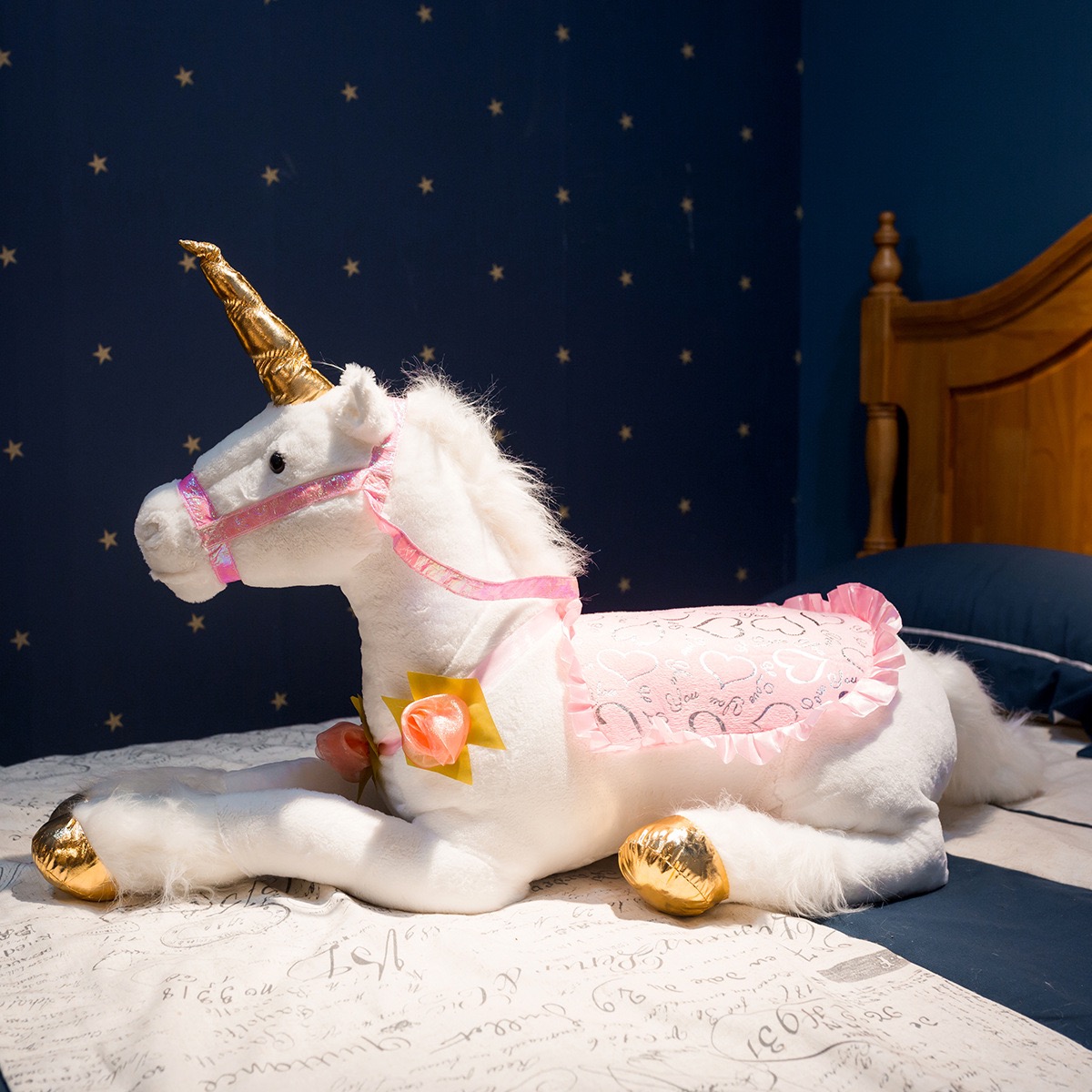 Unicorn Stuffed Toy - 100cm 사랑스러운 유니콘 플러시 장난감 박제