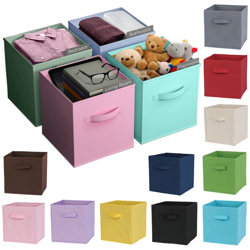 Kids Toys Drawers - 수납함 부직포 수납 상자 가정용품, 어린이