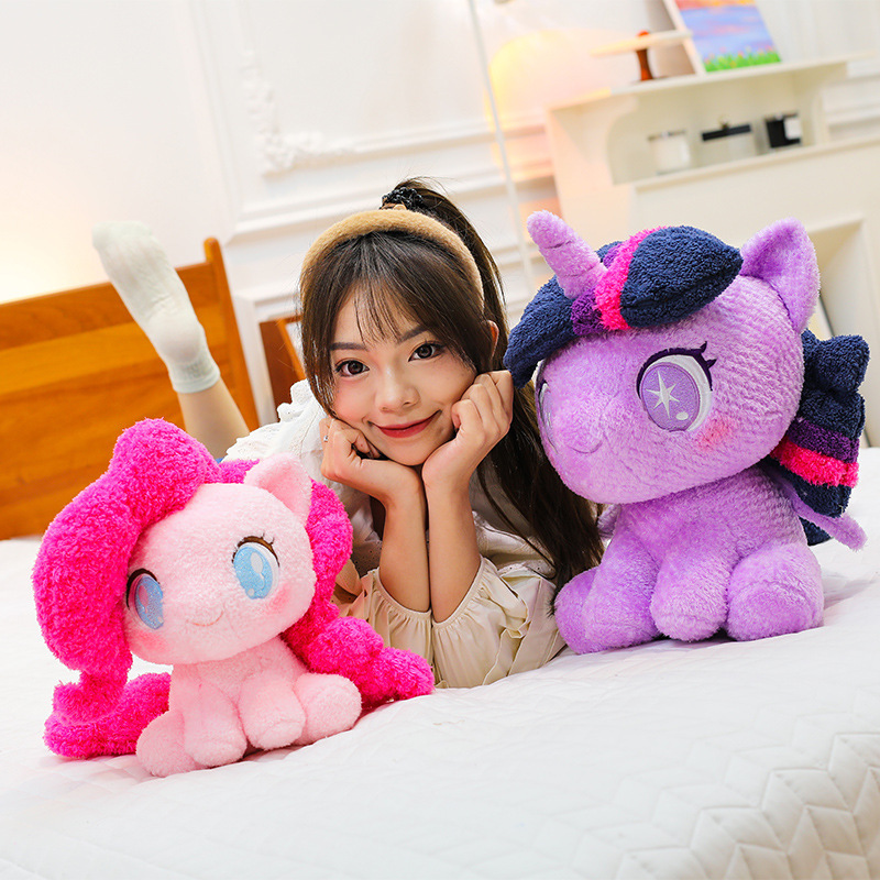 새로운 마이 리틀 포니 플러시 인형 카와이 레인보우 포 - Unicorn Stuffed Toy 리뷰 및 가격