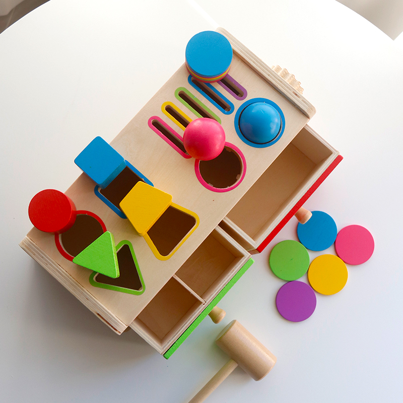 몬테소리 나무 분류 쌓기 장난감 어린이용 서랍 상자 비 - Kids Toys Drawers 리뷰 및 가격