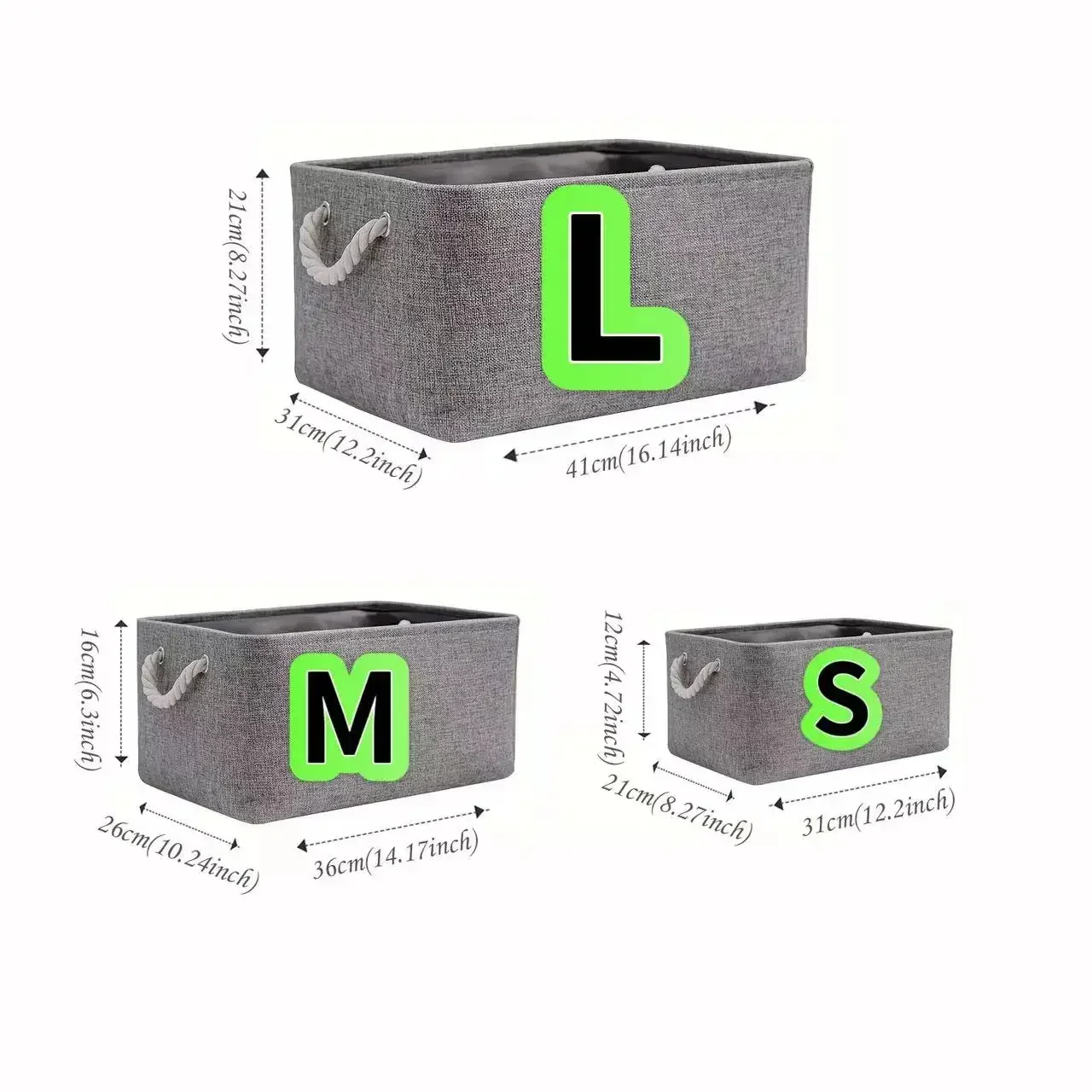 로프 손잡이가 있는 접이식 리넨 수납 바구니, 의류,  - Kids Toys Clearance 리뷰 및 가격