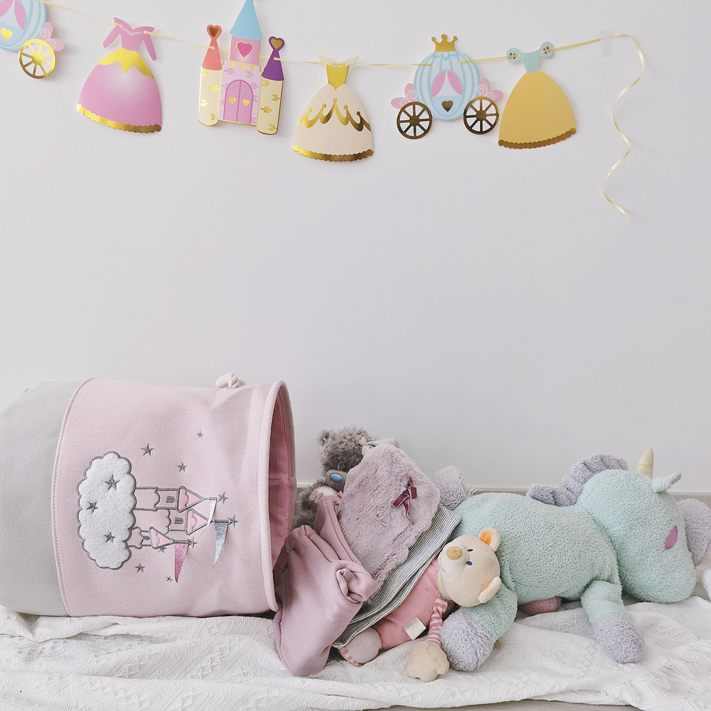 대형 핑크 세탁 바구니 어린이 장난감 보관 바구니 핸들 - Kids Toys Clearance 리뷰 및 가격