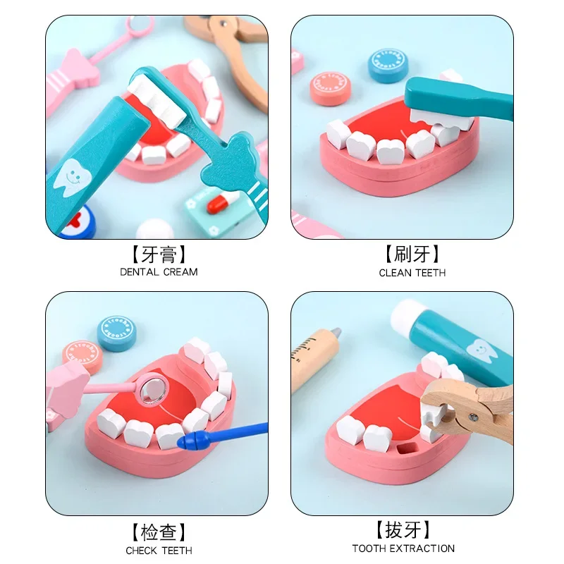 어린이를위한 의사 장난감 세트 어린이 나무 척 놀이 키 - Kids Toys Doctor Set 리뷰 및 가격