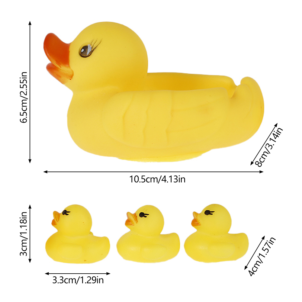 4개입 목욕 오리 장난감 노란색 오리 가족 목욕 세트  - Kids Toys Yellow 리뷰 및 가격