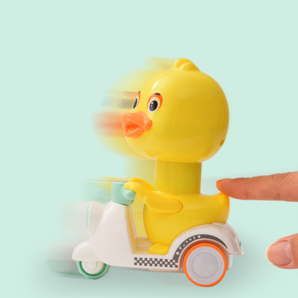 3개입 작은 노란색 오리 풀백형 만화 오토바이 교육용  - Kids Toys Yellow 리뷰 및 가격