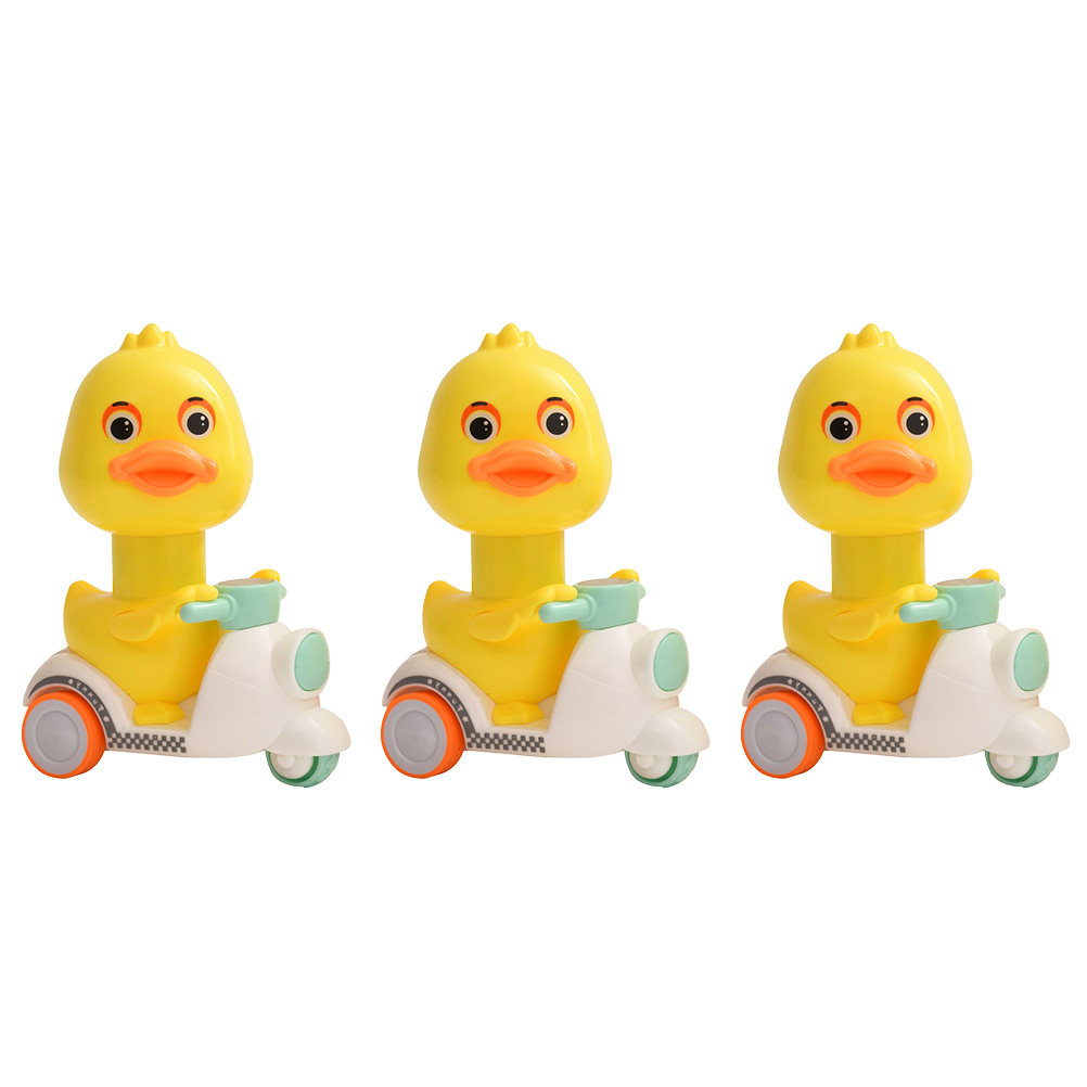 3개입 작은 노란색 오리 풀백형 만화 오토바이 교육용  - Kids Toys Yellow 리뷰 및 가격