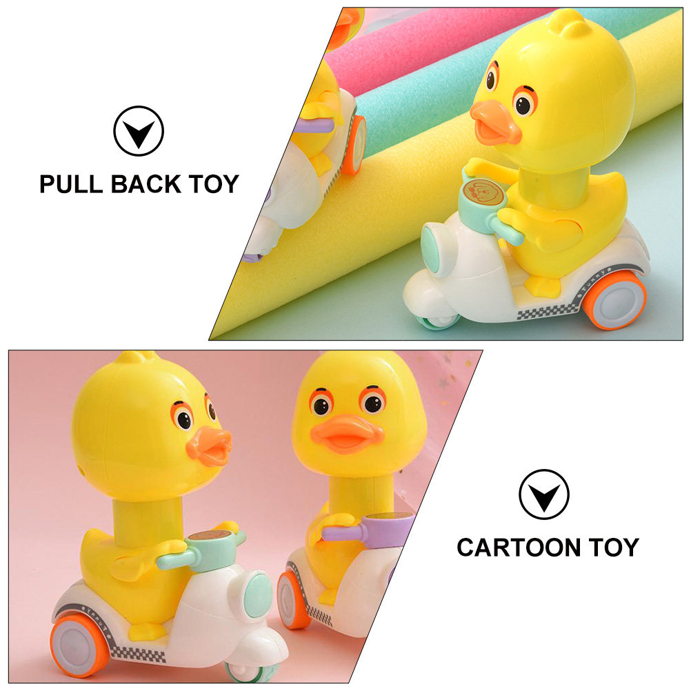 3개입 작은 노란색 오리 풀백형 만화 오토바이 교육용  - Kids Toys Yellow 리뷰 및 가격