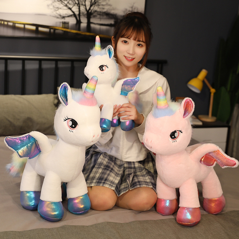 레인보우 페가수스 유니콘 플러시 장난감 조랑말 인형 잠 - Unicorn Stuffed Toy 리뷰 및 가격