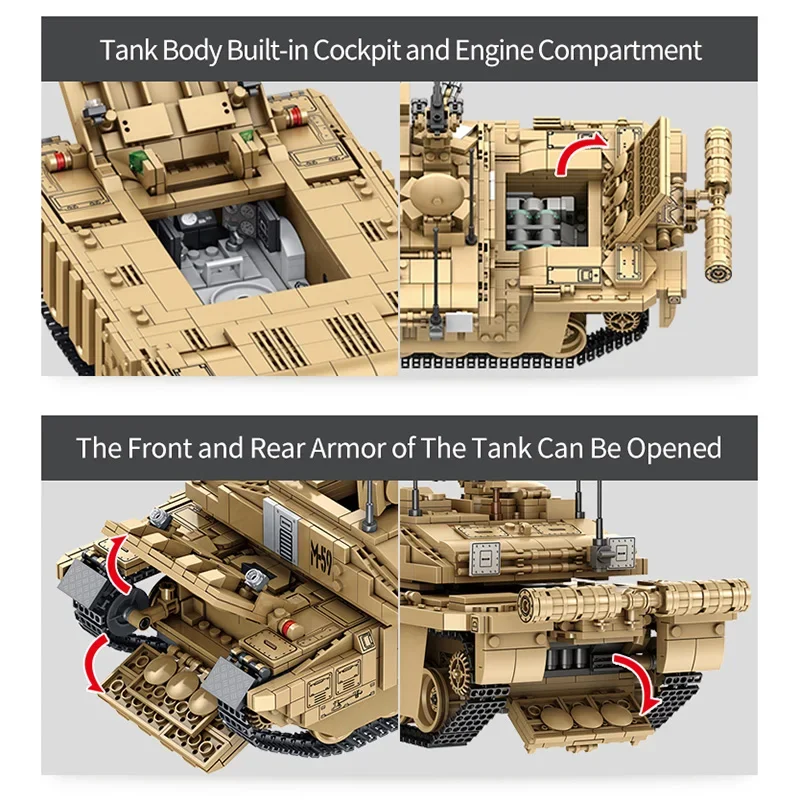 1687Pcs 군사 탱크 영국 도전자 II 주요 전투  - Kids Toys Uk 리뷰 및 가격