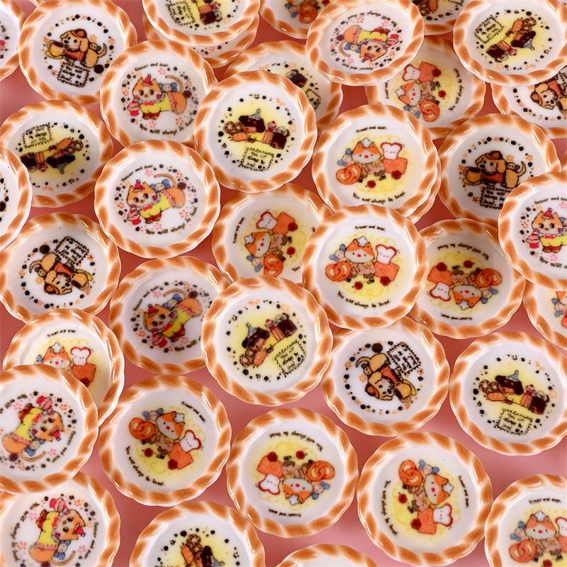 10개 세트 인형집 미니어처 강아지 프린트 빵 팬 모델 - Kids Toys Idea 리뷰 및 가격