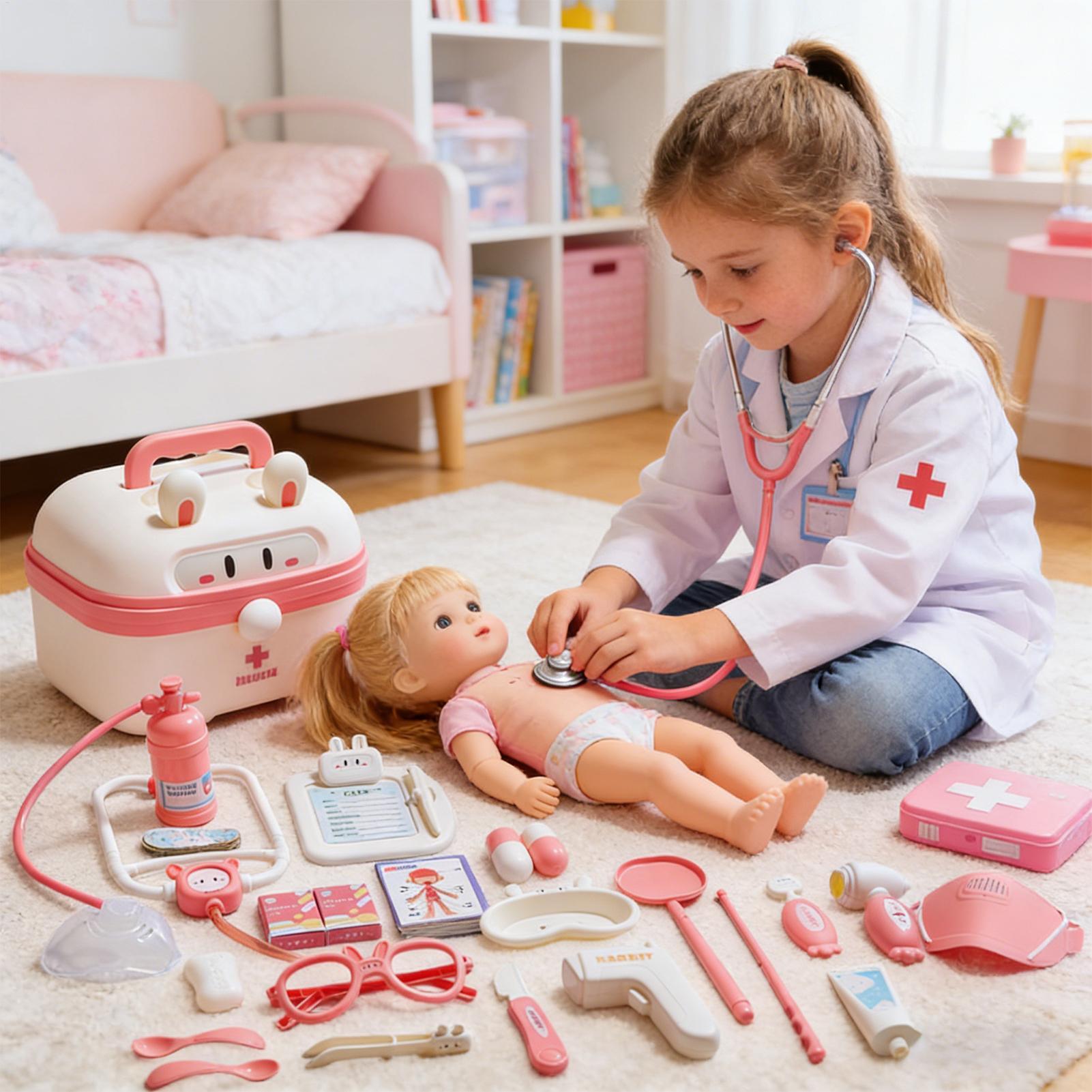 어린이 의사놀이 장난감, 소리와 빛이 나는 병원놀이 세 - Kids Toys Doctor Set 리뷰 및 가격