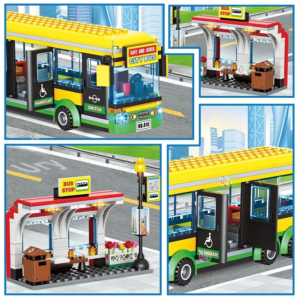 버스 시티 영국 런던 노란색 승객 스쿨버스 스테이션 빌 - Kids Toys Uk 리뷰 및 가격