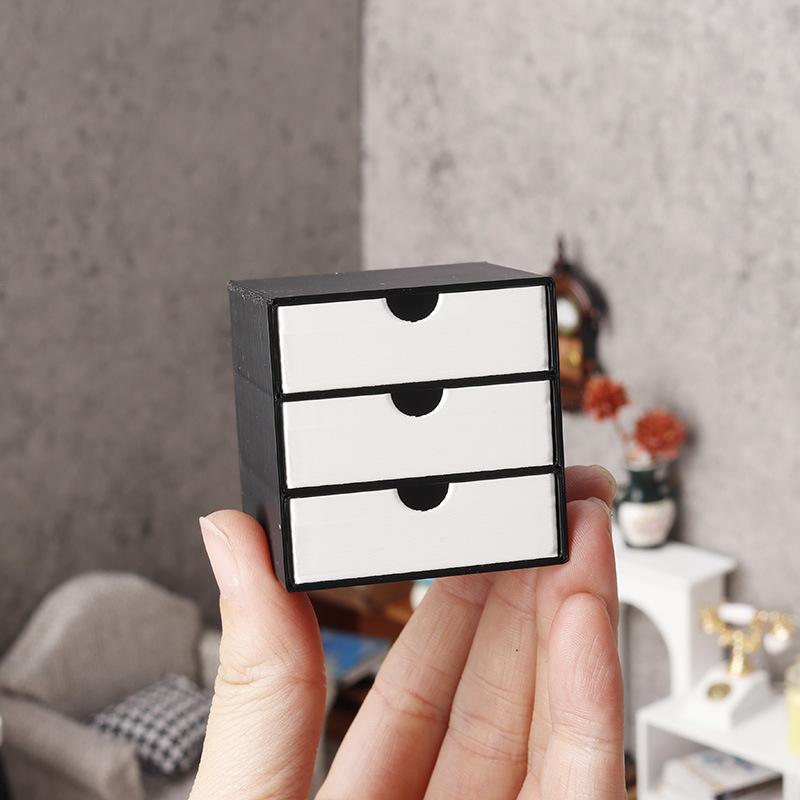 나무 인형의 집 책장 서랍장 1 12 미니어처 수납장  - Kids Toys Drawers 리뷰 및 가격