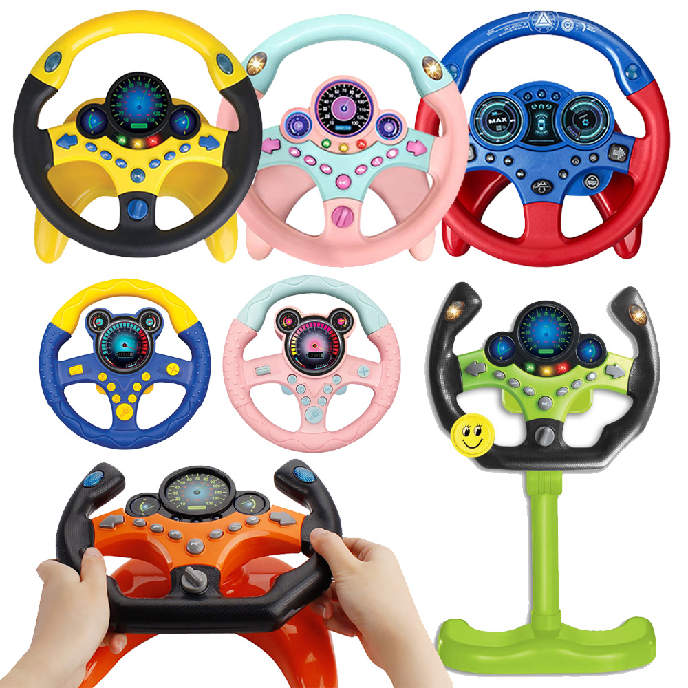 전기 시뮬레이션 스티어링 휠 장난감 빛과 소리 교육 어 - Kids Toys Clearance 리뷰 및 가격