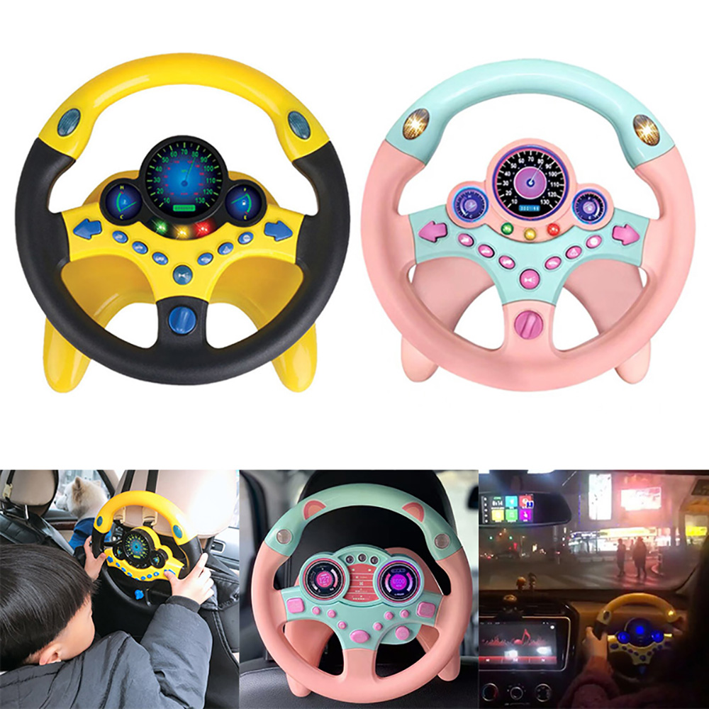 전기 시뮬레이션 스티어링 휠 장난감 빛과 소리 교육 어 - Kids Toys Clearance 리뷰 및 가격