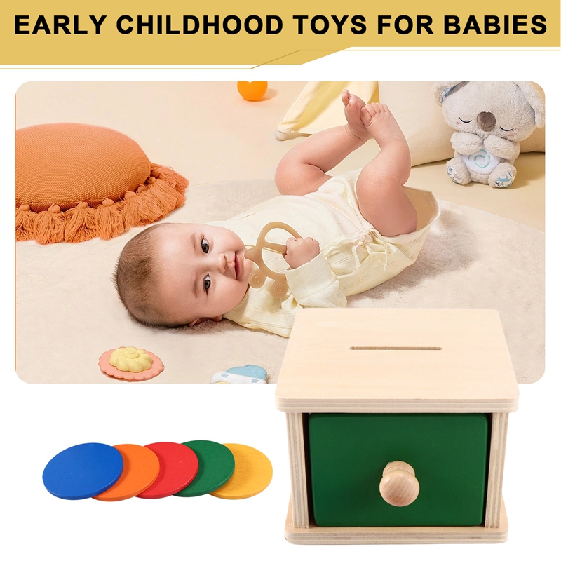 어린이 나무 동전 상자 서랍 게임 다채로운 나무 동전  - Kids Toys Drawers 리뷰 및 가격