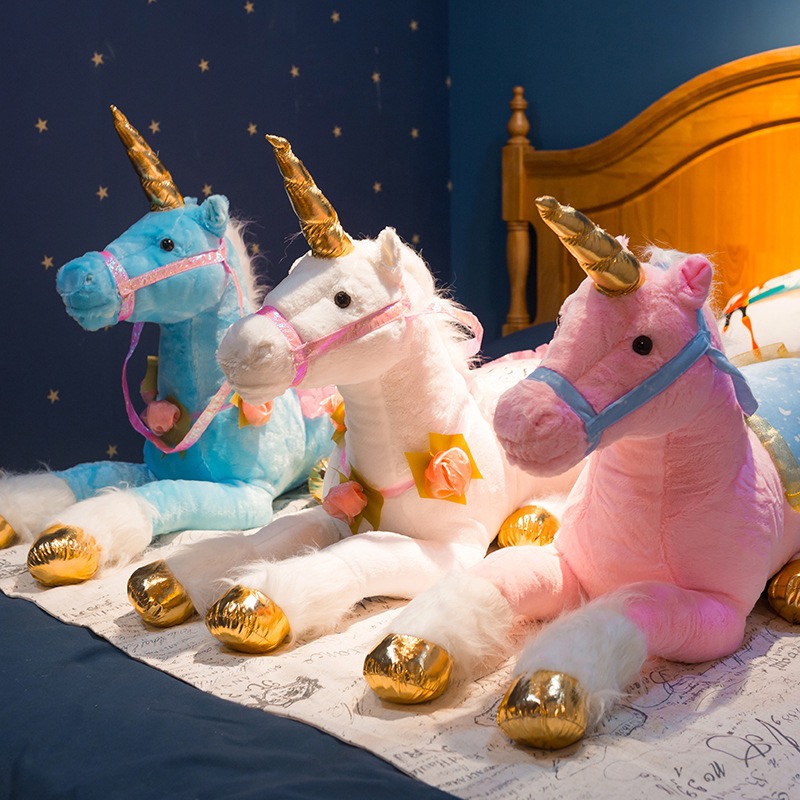 100cm 사랑스러운 유니콘 플러시 장난감 박제 동물  - Unicorn Stuffed Toy 리뷰 및 가격