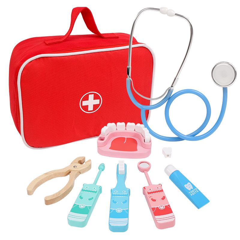 어린이용 나무 역할 놀이 의사 교육 장난감, 의료 시뮬 - Kids Toys Doctor Set 리뷰 및 가격