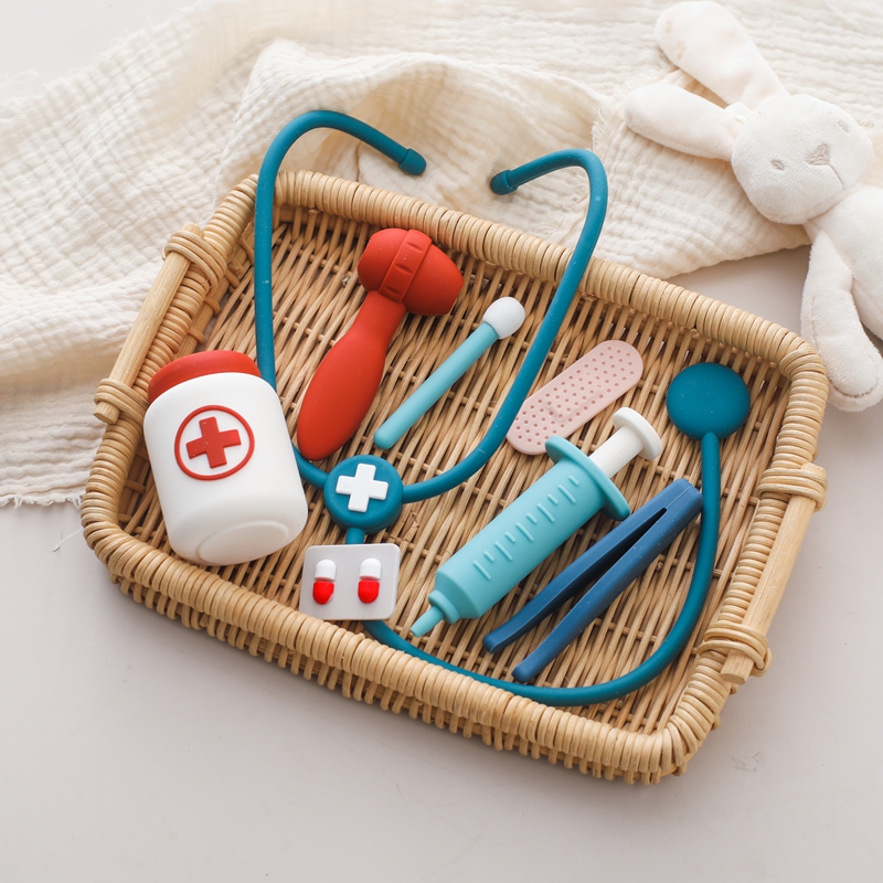 의사 장난감 척 실리콘 놀이 의사 키트 식품 학년 안전 - Kids Toys Doctor Set 리뷰 및 가격