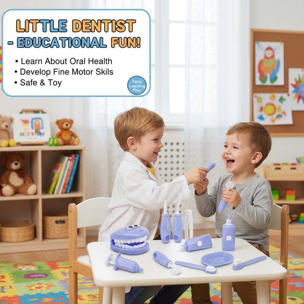 9종 시뮬레이션 치과 의사 놀이 세트 아기 치과 의사  - Kids Toys Doctor Set 리뷰 및 가격