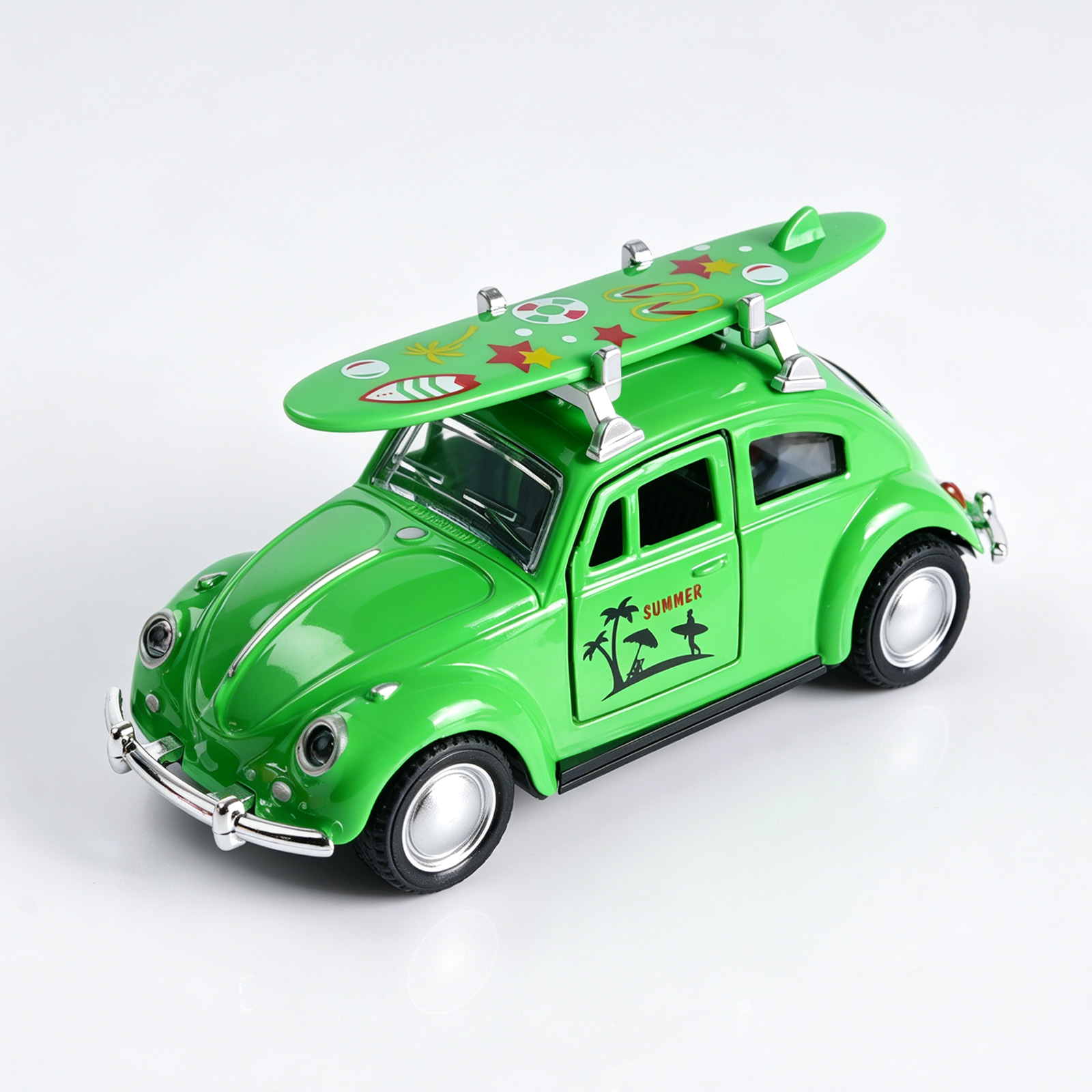레트로 그린 비틀 다이캐스트 자동차, 1:36 스케일  - Kids Toys Cars 리뷰 및 가격
