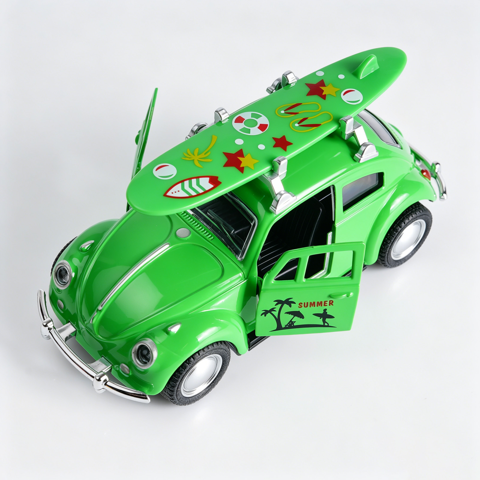 레트로 그린 비틀 다이캐스트 자동차, 1:36 스케일  - Kids Toys Cars 리뷰 및 가격