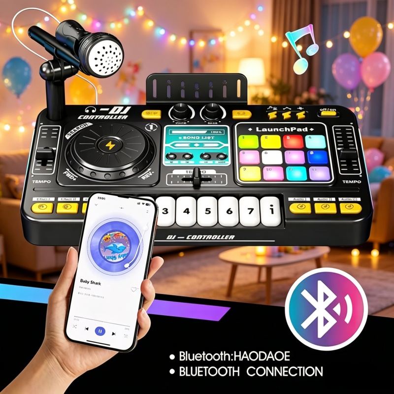 시뮬레이션 DJ 믹서 컨트롤러 어린이용 장난감 음악 효 - Kids Toys Bd 리뷰 및 가격