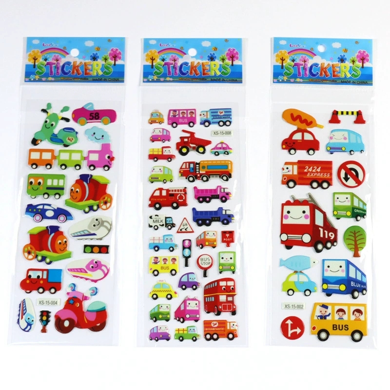 6pcs 만화 소방관 자동차 스티커 어린이 교육 장식  - Kids Toys Yellow 리뷰 및 가격